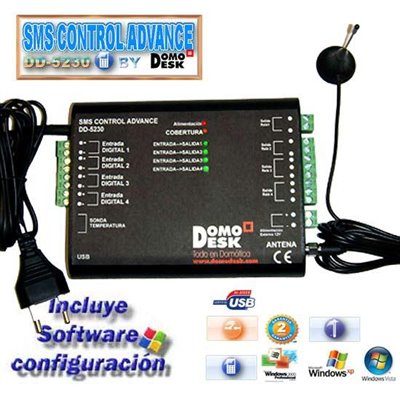 POWER ON / OFF REMOTO IP INTERNET 4 SALIDAS IEC. Domotica