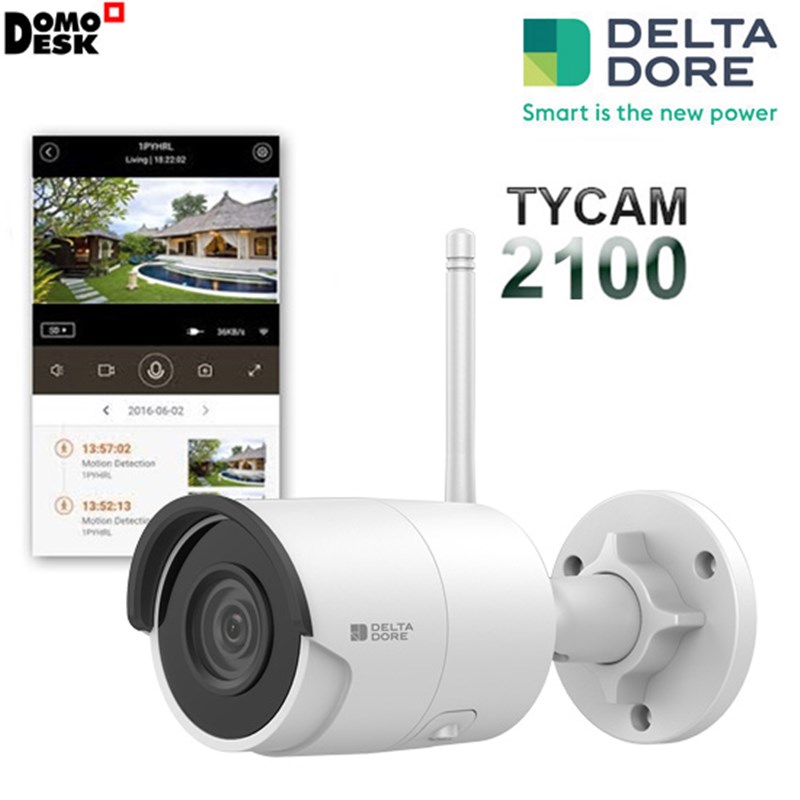 Vigilancia exterior: La cámara conectada Tycam - Delta Dore